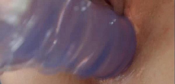  Spread vulva close up with young blonde
